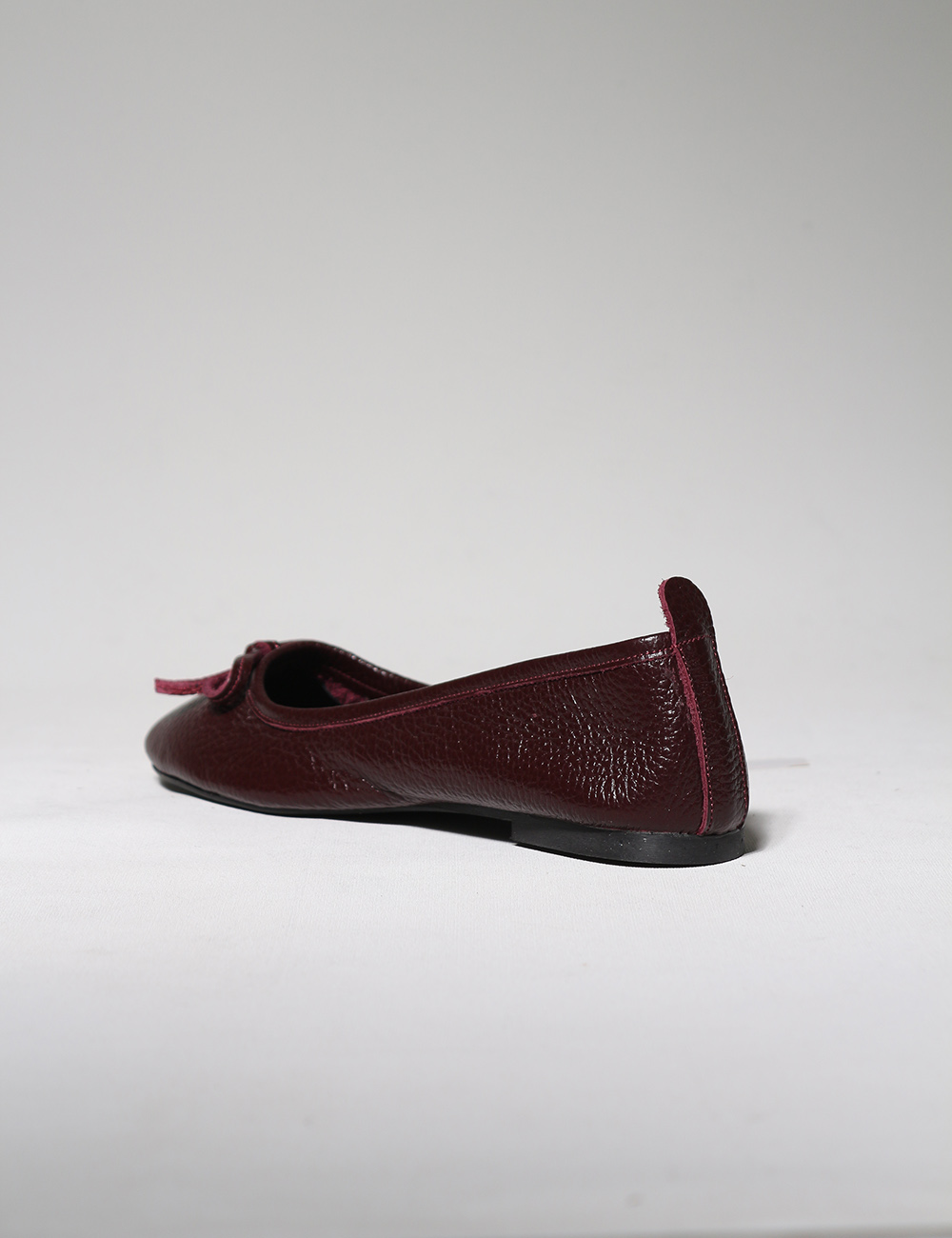 Gone%20Bordo%20Fiyonklu%20Hakiki%20Deri%20Kadın%20Babet