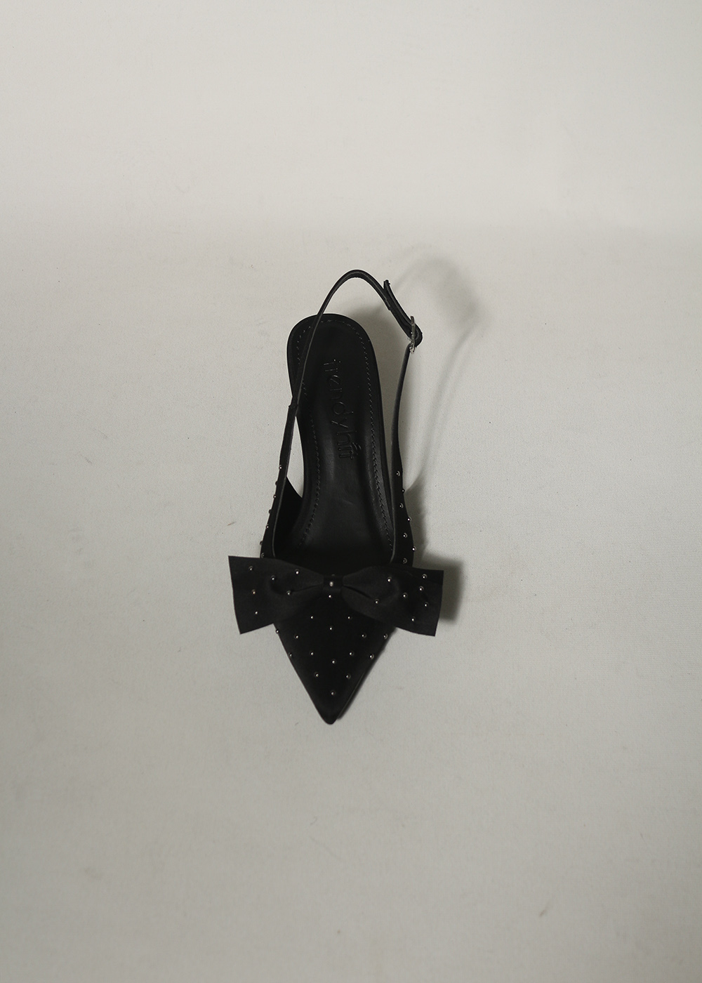 Jess%20Siyah%20Pimli%20Fİyonklu%206cm%20Kadın%20Topuklu%20Ayakkabı