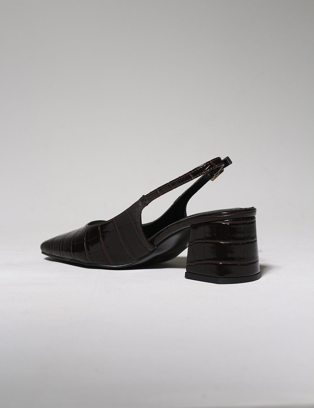 Lova%20Acı%20Kahve%20Croco%206cm%20Kadın%20Topuklu%20Ayakkabı