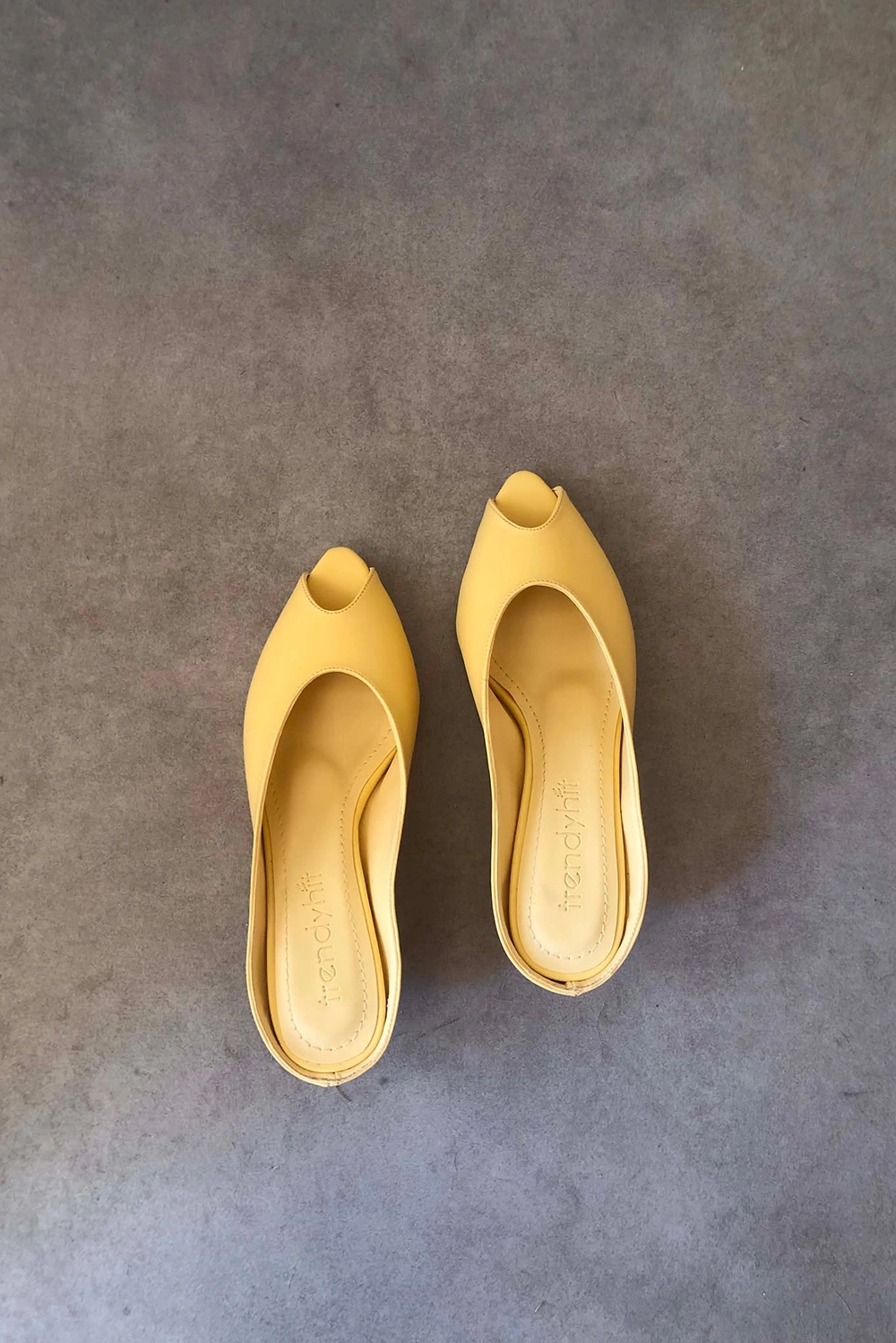Mier A.Sarı 4cm Topuklu Terlik