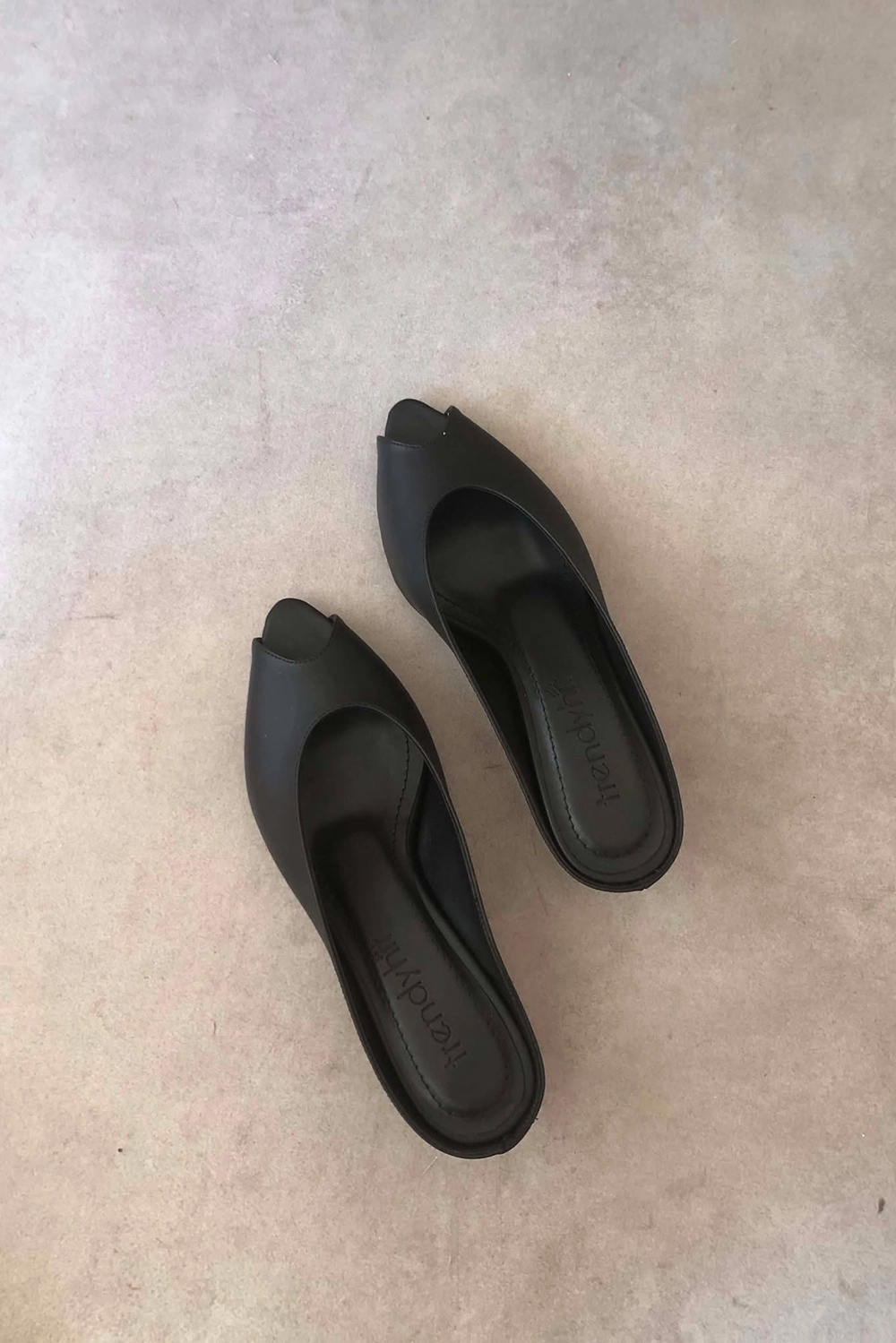 Mier Siyah 4cm Topuklu Terlik