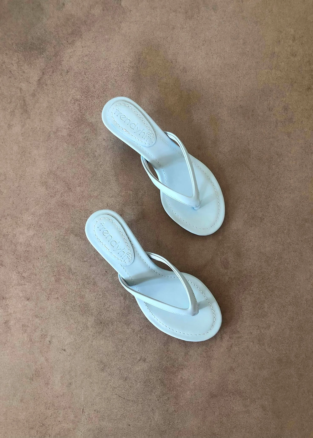  Veno Bebemavi Parmak Arası 4cm Topuklu Kadın Terlik