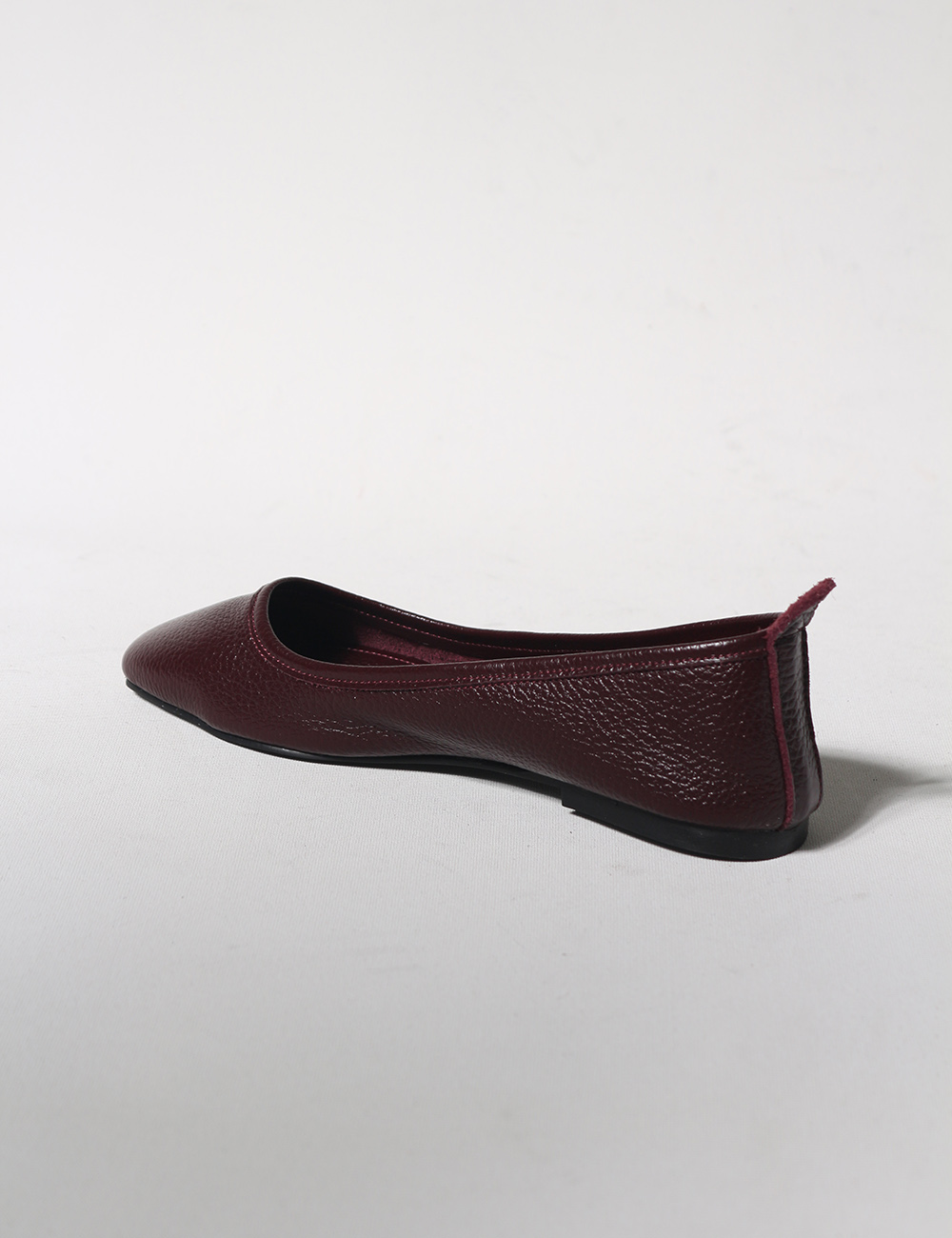 Zola Bordo Hakiki Deri Kadın Babet